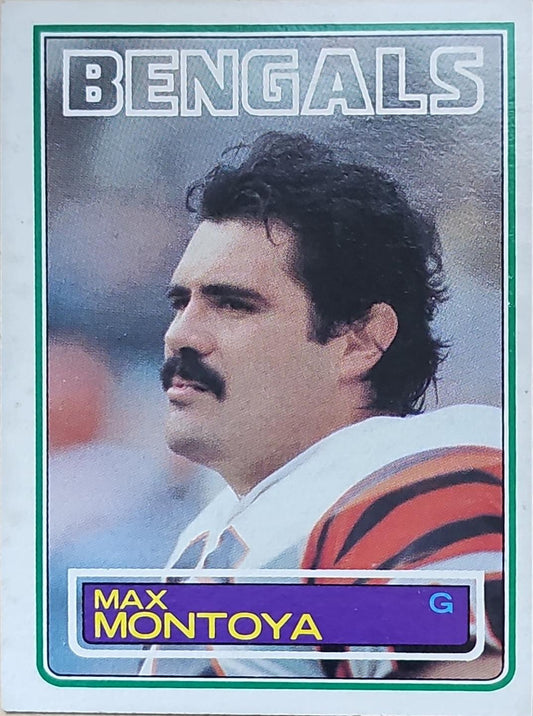 1983 Topps Max Montoya Football Card #239