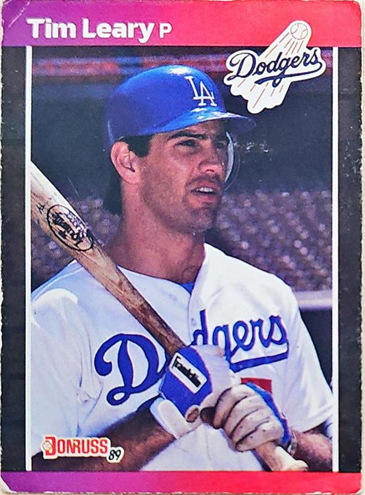 1989 Donruss Timothy (Tim) James Leary Baseball Card #552
