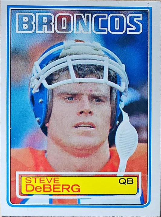 1983 Topps Steve DeBerg Football Card #261