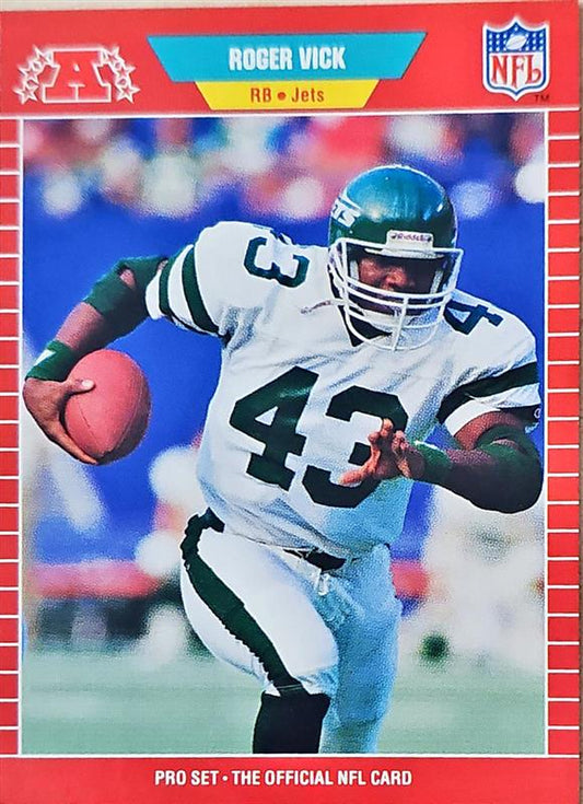 1989 NFL Pro Set Roger Vick Football Card #310