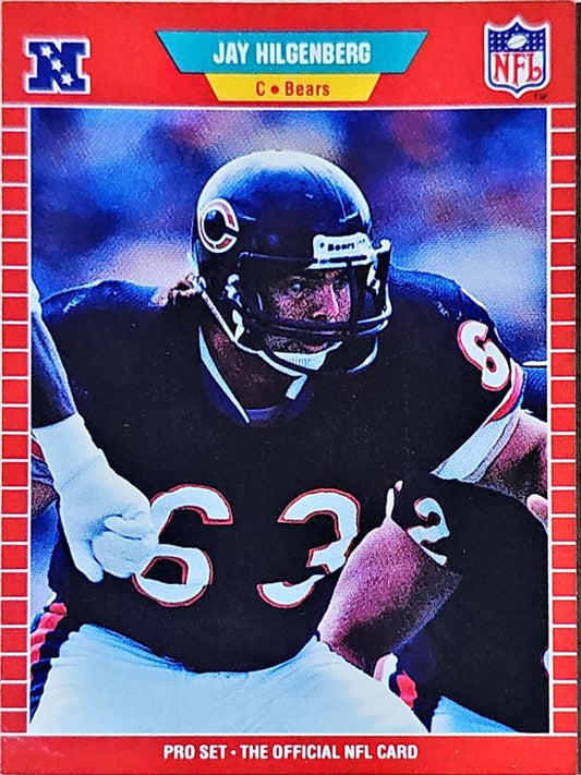 1989 NFL Pro Set Jay Hilgenberg Football Card #42