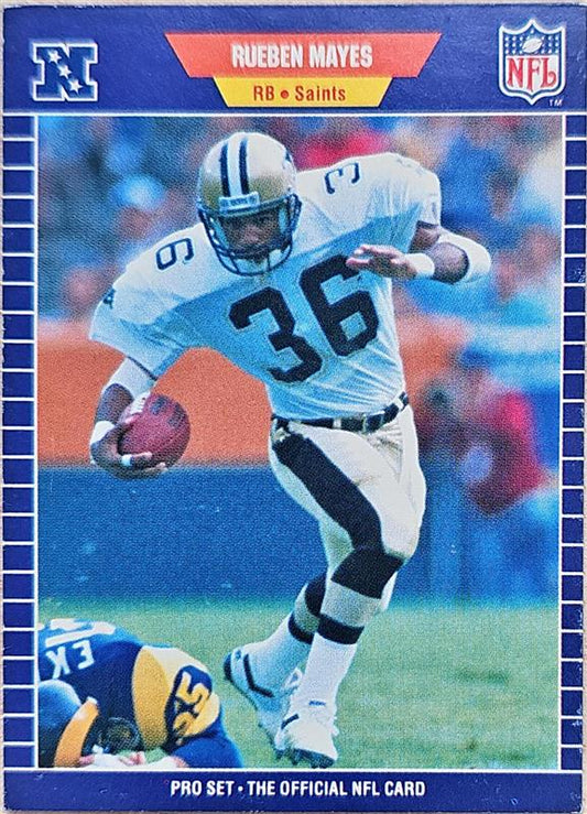 1989 NFL Pro Set Rueben Mayes Football Card #273