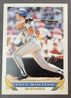 1993 Topps Paul Molitor Baseball Card #207