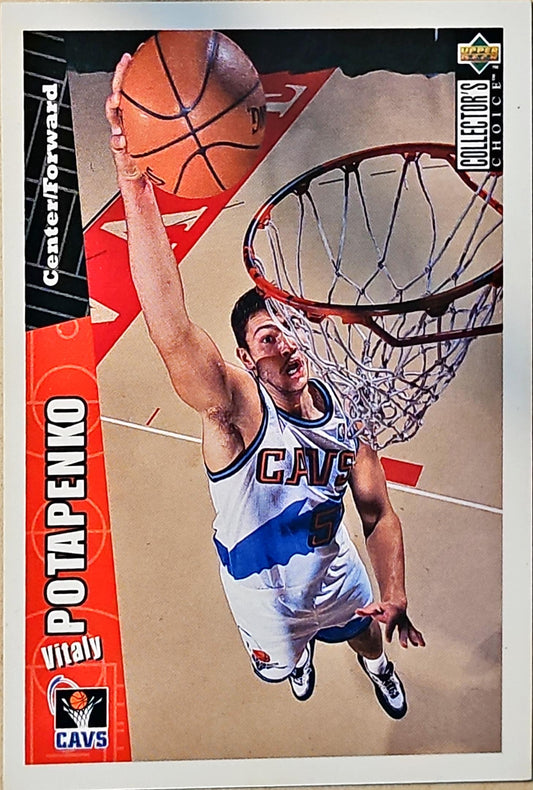 1996 Upper Deck Collectors Choice Vitaly Potapenko Basketball Card #226