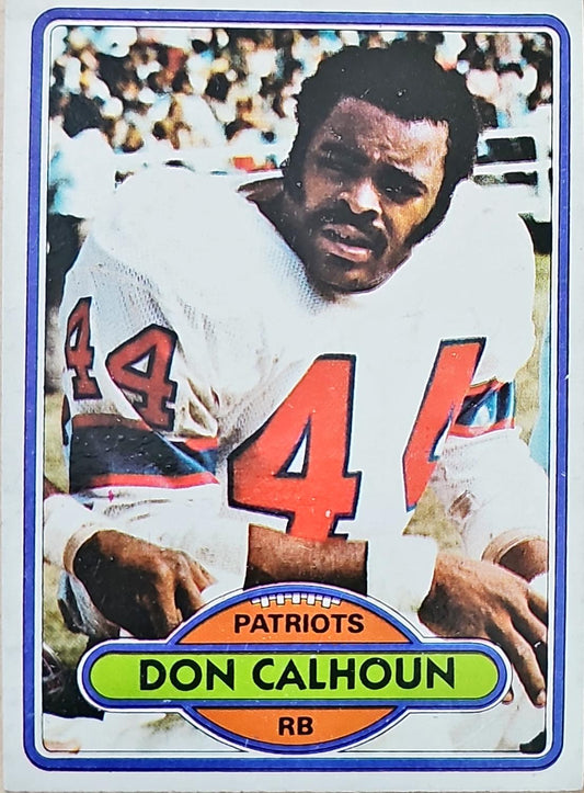1980 Topps Don Calhoun Football Card #472