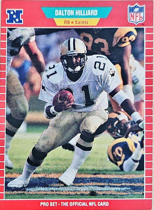 1989 NFL Pro Set Dalton Hilliard Football Card #269