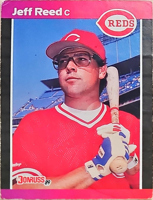 1989 Donruss Jeffrey (Jeff) Scott Reed Baseball Card #469