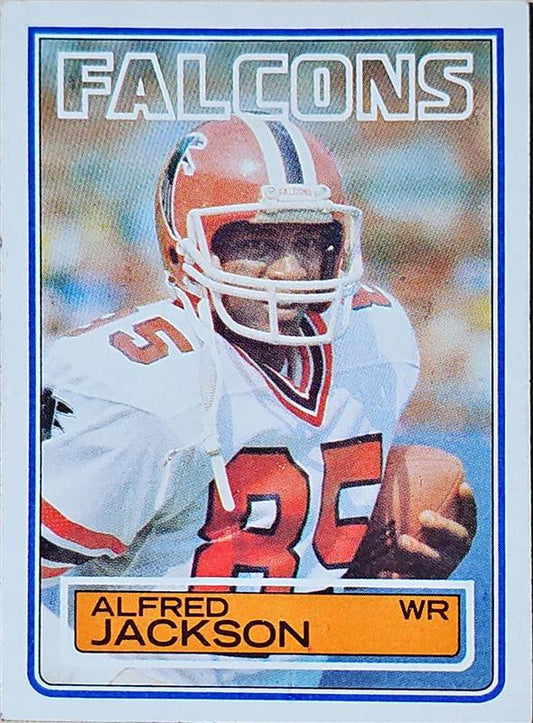 1983 Topps Alfred Jackson Football Card #18