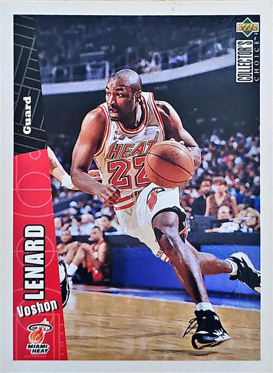 1996 Upper Deck Collectors Choice Voshon Lenard Basketball Card #274