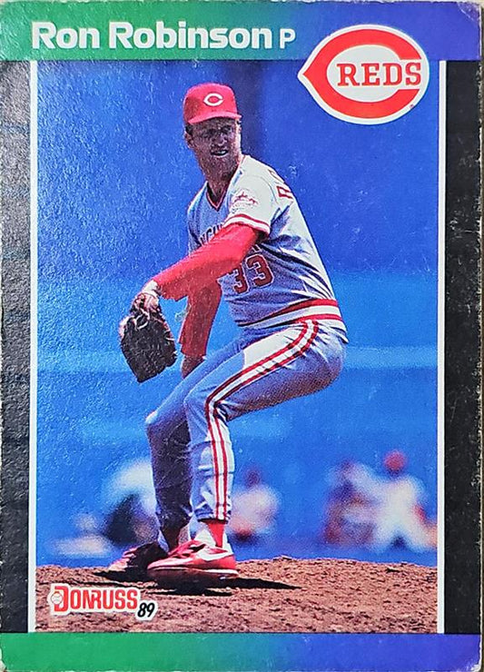 1989 Donruss Ronald (Ron) Dean Robinson Baseball Card #308