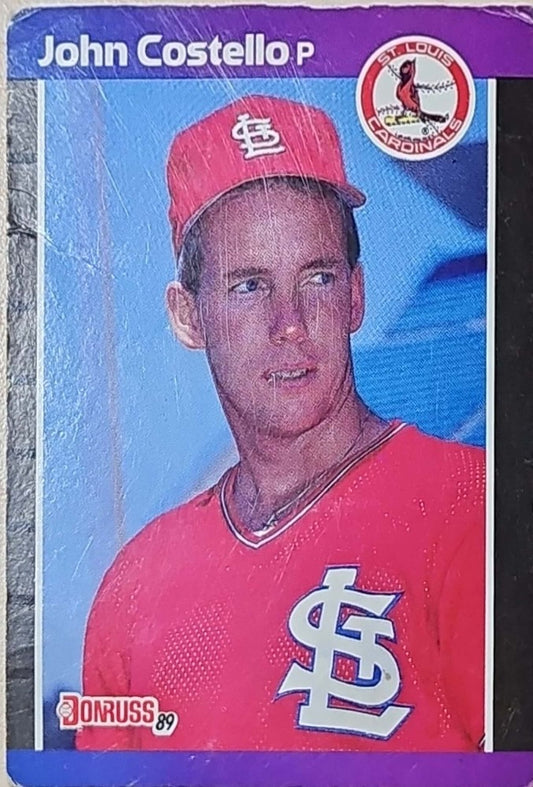 1989 Donruss John Reilly Costello Baseball Card #518