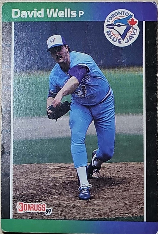 1989 Donruss David Lee Wells Baseball Card #307