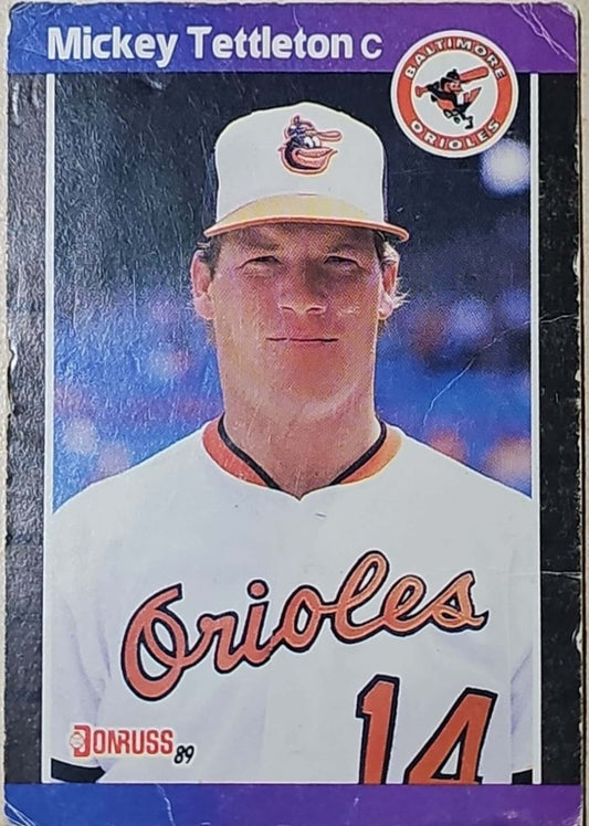 1989 Donruss Mickey Tettleton Baseball Card #401