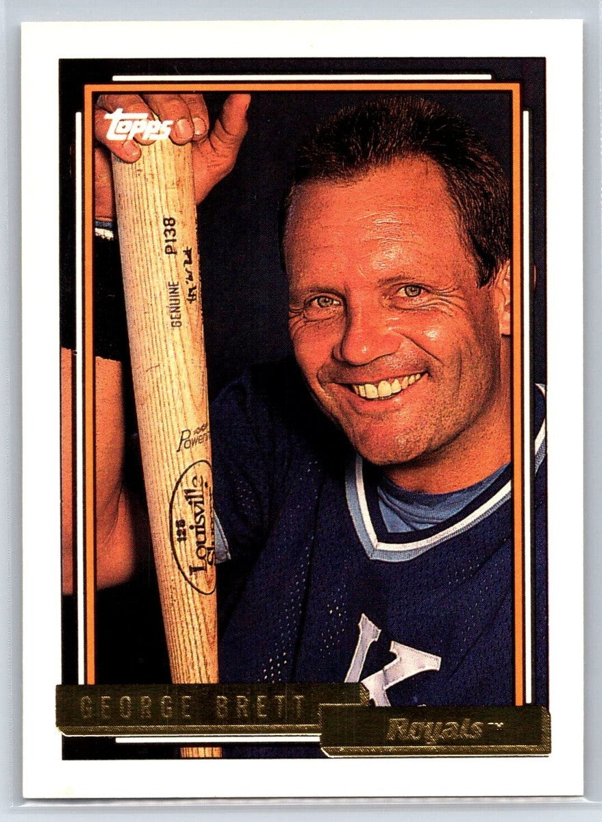 1992 Topps George Brett Baseball Card #620