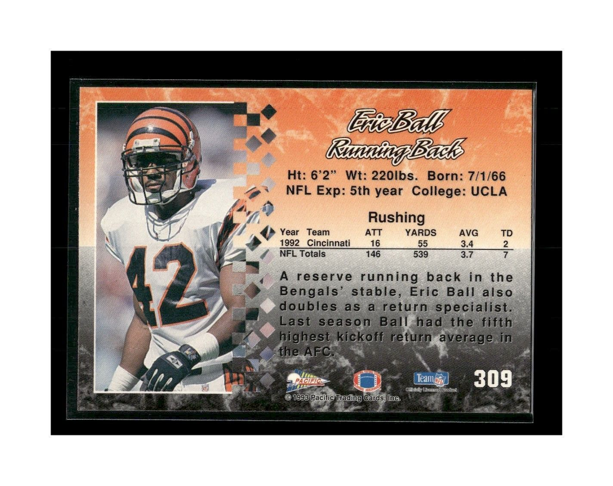 1993 Pacific Eric Ball Football Card #309
