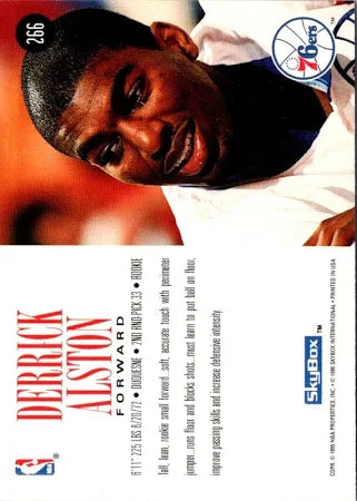 1995 Skybox Derrick Alston Basketball Card #266