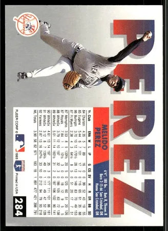 1993 Fleer Melido Perez Baseball Card #284