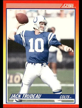 1990 Score Jack Trudeau Football Card #266