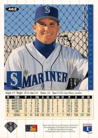 1994 Upper Deck Greg Hibbard Baseball Card #462