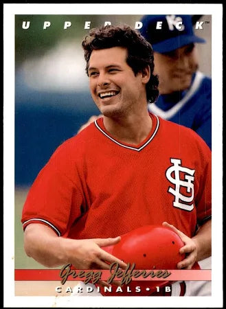 1993 Upper Deck Gregg Jefferies Baseball Card #545