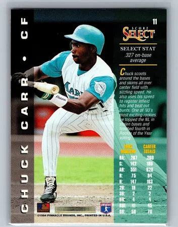 1994 Score Select Chuck Carr Baseball Card #11