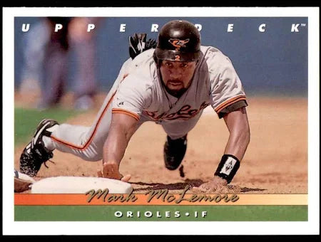 1993 Upper Deck Mark McLemore Baseball Card #801