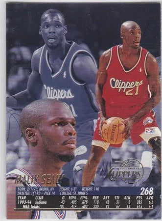 1994 Fleer Ultra Malik Sealy Basketball Card #262