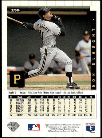 1994 Upper Deck Collectors Choice Don Slaught Baseball Card #259