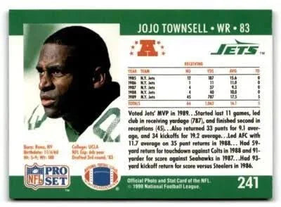 1990 NFL Pro Set Jojo Townsell Football Card #241