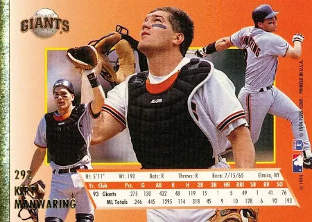 1994 Fleer Kirt Manwaring Baseball Card #292