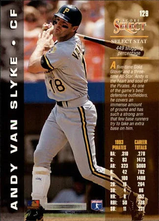 1994 Score Select Andy Van Slyke Baseball Card #129