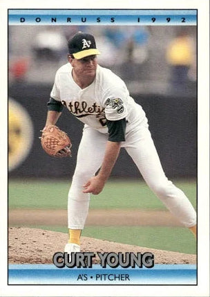 1992 Donruss Curtis Allen Young Baseball Card #469