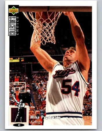 1994 Upper Deck Collectors Choice Mike Peplowski Basketball Card #117