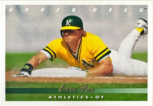 1993 Upper Deck Eric Fox Baseball Card #781