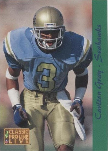 1983 Classic Pro Line Live Carlton Gray Football Card #264