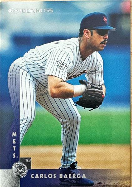 1996 Donruss Carlos Baerga Baseball Card #135