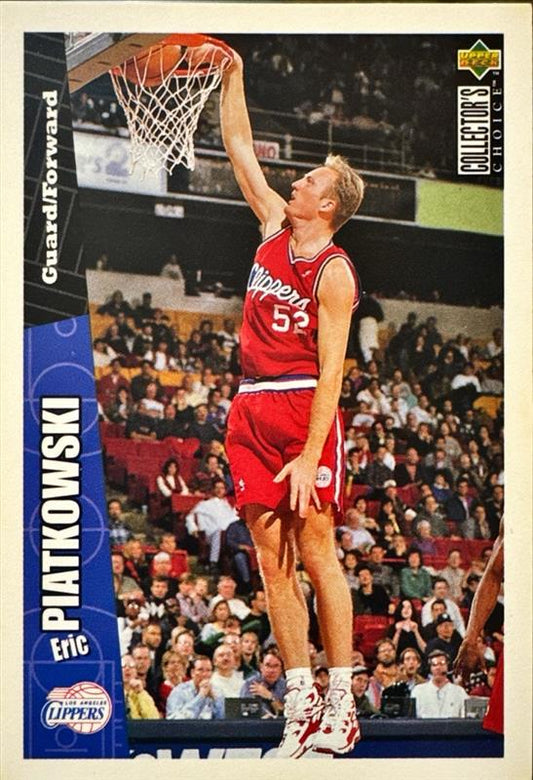 1996 Upper Deck Collectors Choice Eric Piatkowski Basketball Card #72