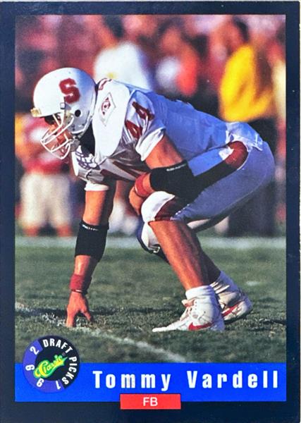 1992 Classic Draft Picks Tommy Vardell Football Card #27