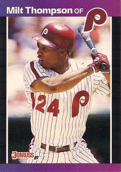 1989 Donruss Milton (Milt) Bernard Thompson Baseball Card #313