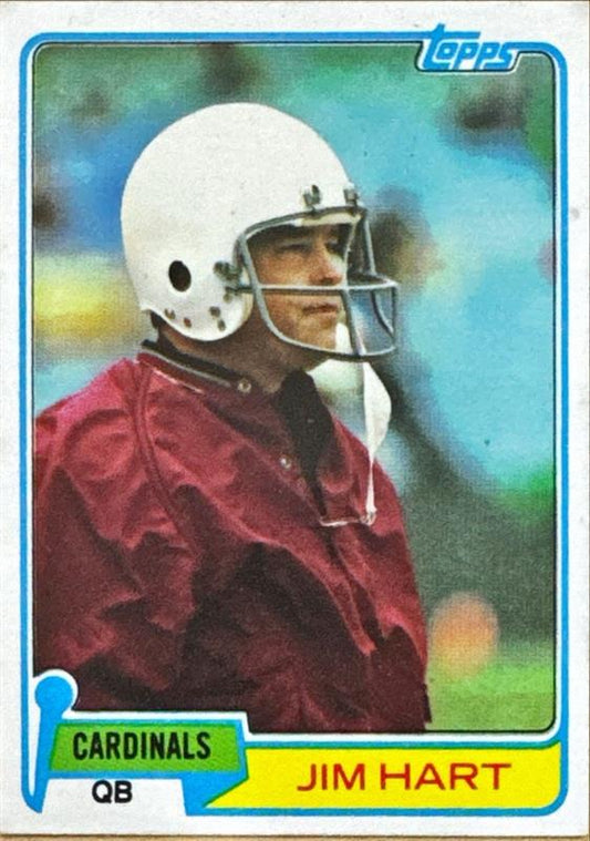 1981 Topps Jim Hart Football Card #401