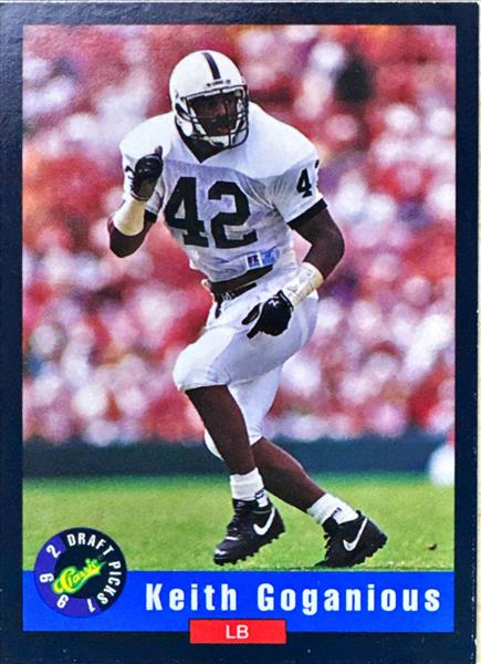 1992 Classic Draft Picks Keith Goganious Football Card #57