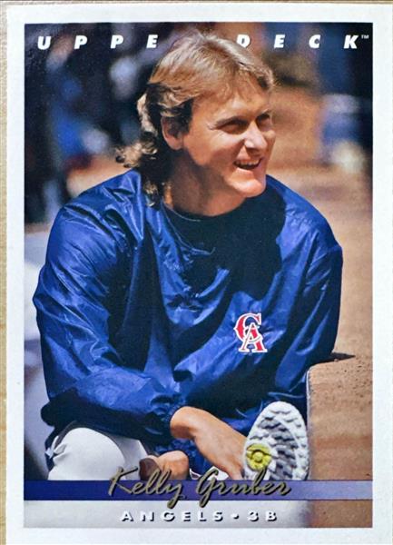 1993 Upper Deck Kelly Gruber Baseball Card #807