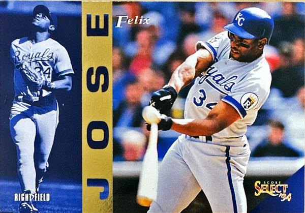 1994 Score Select Felix Jose Baseball Card #37