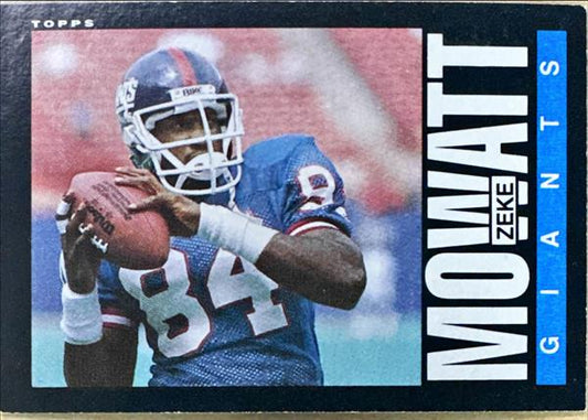 1985 Topps Zeke Mowatt Football Card #121