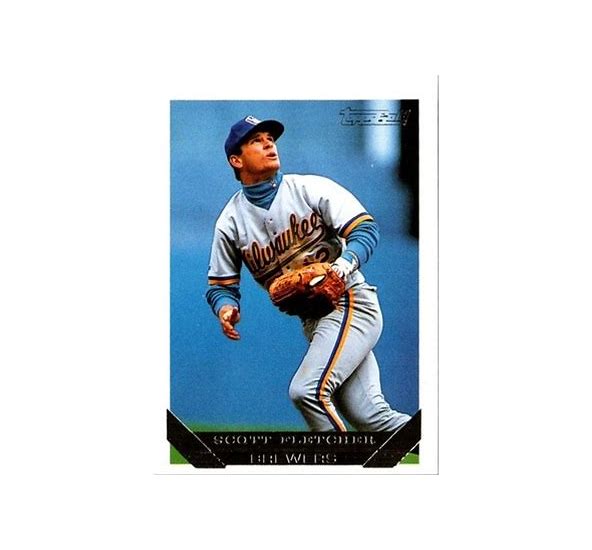1993 Topps Scott Fletcher Baseball Card #97