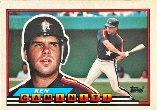 1989 Topps Kenneth Gene Caminiti Baseball Card #210