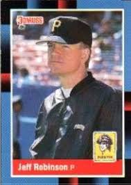 1988 Donruss Jeffrey Daniel Robinson Baseball Card #558