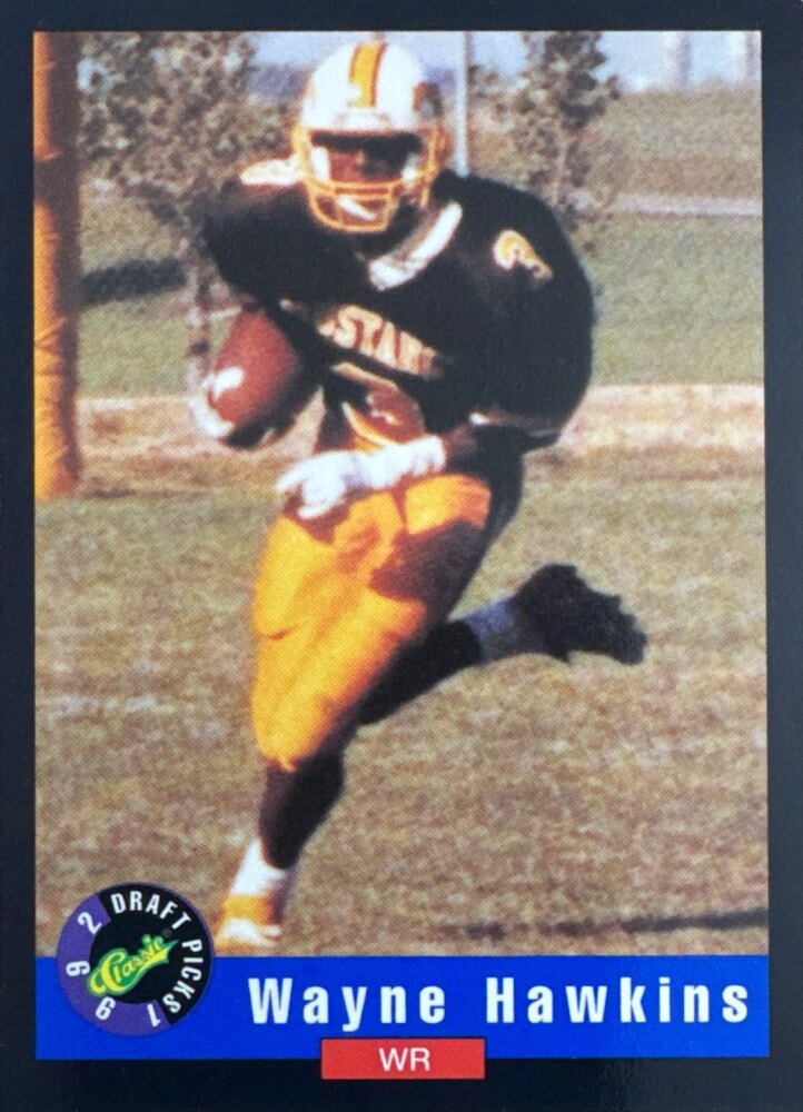 1992 Classic Draft Picks Wayne Hawkins Football Card #86