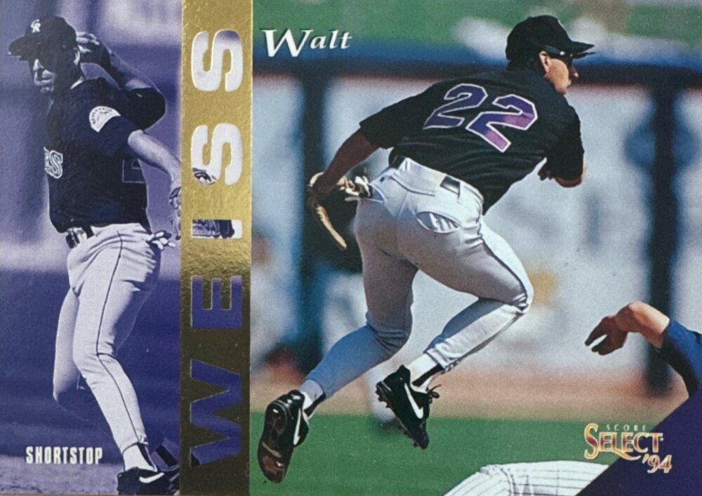 1994 Score Select Walt Weiss Baseball Card #127