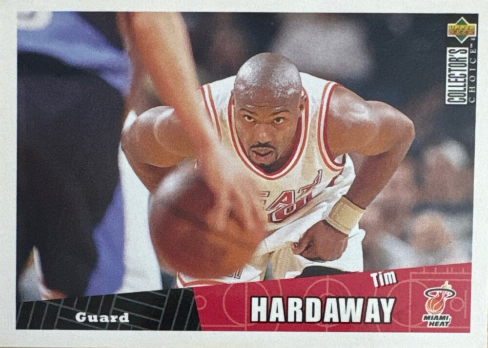 1996 Upper Deck Collectors Choice Tim Hardaway Basketball Card #273